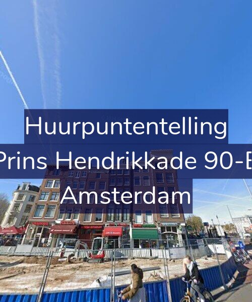 Foto gevel Huurpuntentelling voor Prins Hendrikkade 90-B, Amsterdam