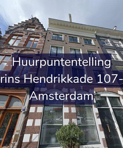 Foto gevel Huurpuntentelling voor Prins Hendrikkade 107-1, Amsterdam