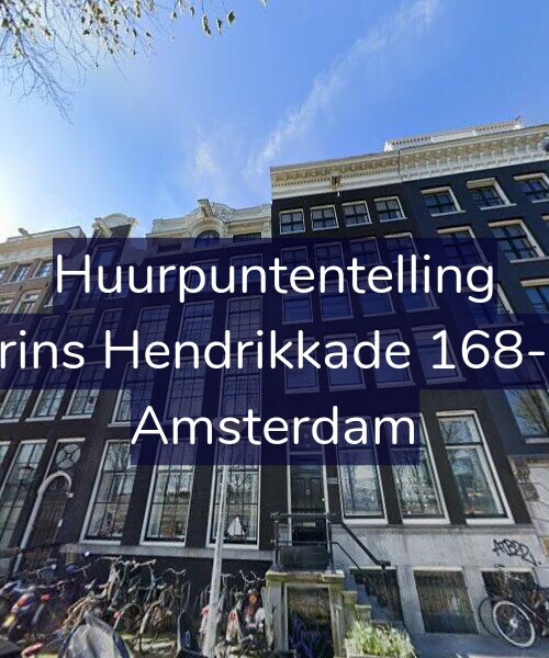 Foto gevel Huurpuntentelling voor Prins Hendrikkade 168-A, Amsterdam
