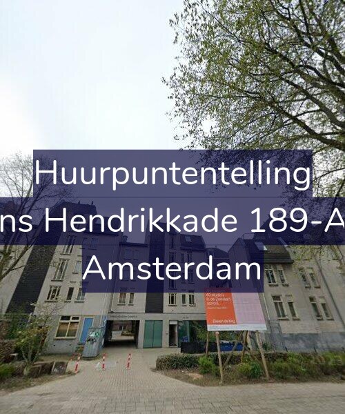 Foto gevel Huurpuntentelling voor Prins Hendrikkade 189-A34, Amsterdam