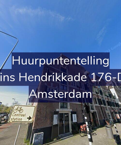 Foto gevel Huurpuntentelling voor Prins Hendrikkade 176-D1, Amsterdam