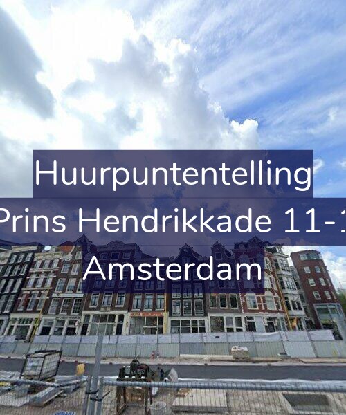 Foto gevel Huurpuntentelling voor Prins Hendrikkade 11-1, Amsterdam