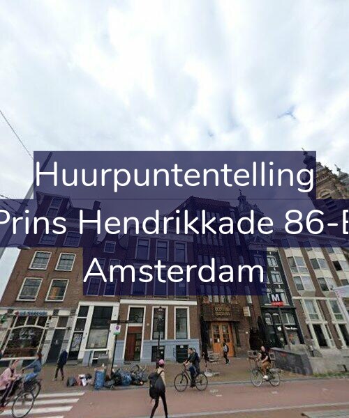 Foto gevel Huurpuntentelling voor Prins Hendrikkade 86-E, Amsterdam