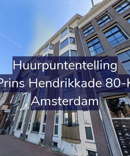 Foto gevel Huurpuntentelling voor Prins Hendrikkade 80-K, Amsterdam