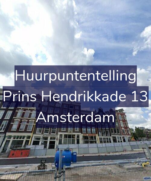 Foto gevel Huurpuntentelling voor Prins Hendrikkade 13, Amsterdam