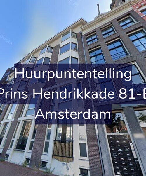 Foto gevel Huurpuntentelling voor Prins Hendrikkade 81-E, Amsterdam