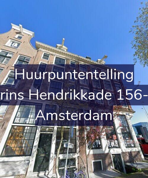 Foto gevel Huurpuntentelling voor Prins Hendrikkade 156-1, Amsterdam