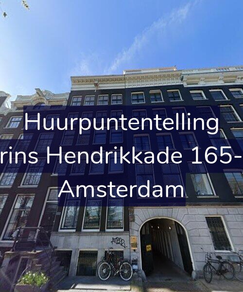 Foto gevel Huurpuntentelling voor Prins Hendrikkade 165-C, Amsterdam