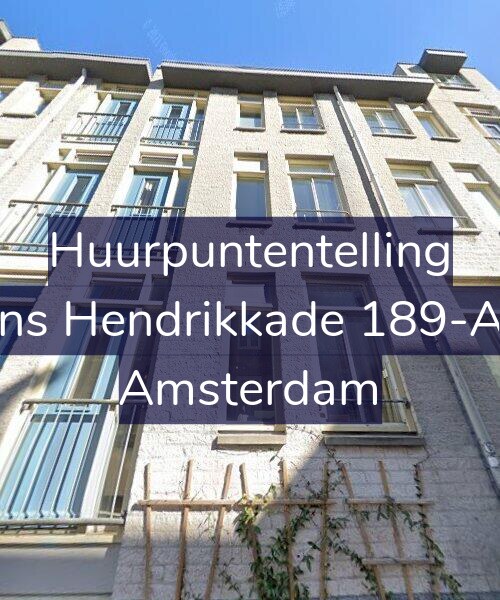 Foto gevel Huurpuntentelling voor Prins Hendrikkade 189-A39, Amsterdam