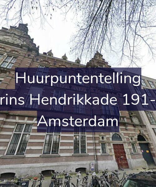 Foto gevel Huurpuntentelling voor Prins Hendrikkade 191-B, Amsterdam