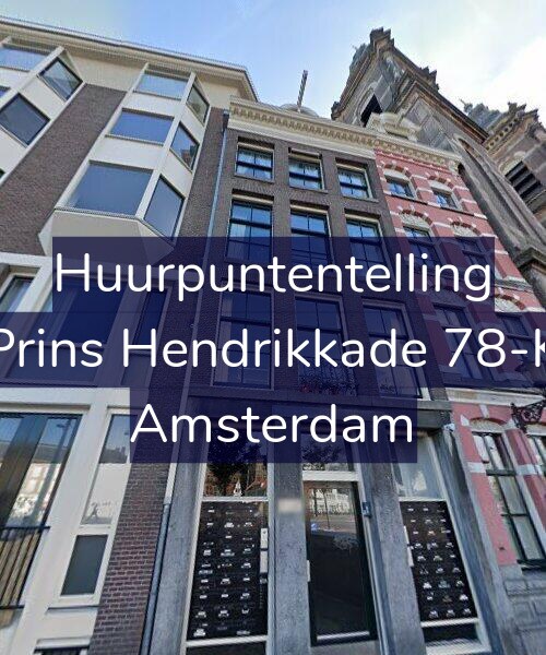 Foto gevel Huurpuntentelling voor Prins Hendrikkade 78-K, Amsterdam