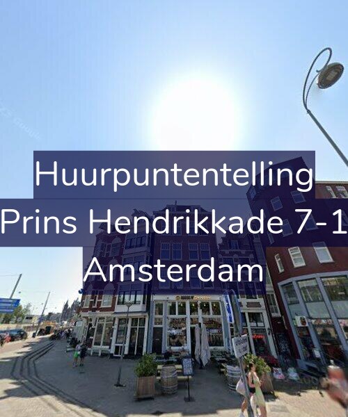 Foto gevel Huurpuntentelling voor Prins Hendrikkade 7-1, Amsterdam