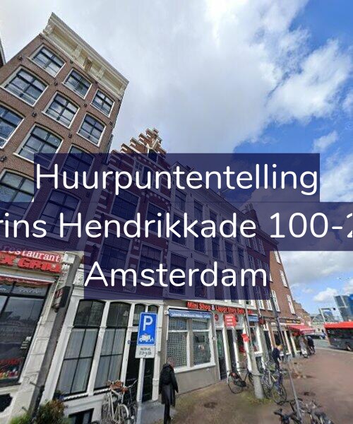 Foto gevel Huurpuntentelling voor Prins Hendrikkade 100-2L, Amsterdam