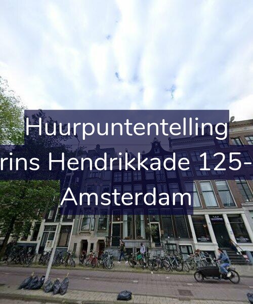 Foto gevel Huurpuntentelling voor Prins Hendrikkade 125-B, Amsterdam