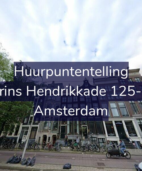 Foto gevel Huurpuntentelling voor Prins Hendrikkade 125-D, Amsterdam