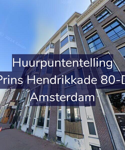 Foto gevel Huurpuntentelling voor Prins Hendrikkade 80-D, Amsterdam