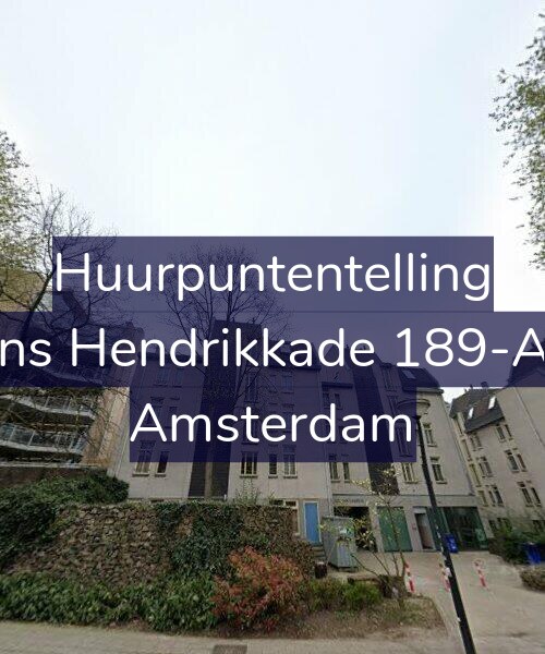 Foto gevel Huurpuntentelling voor Prins Hendrikkade 189-A20, Amsterdam