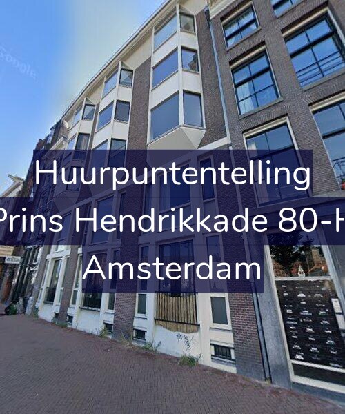 Foto gevel Huurpuntentelling voor Prins Hendrikkade 80-H, Amsterdam
