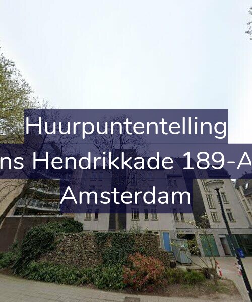 Foto gevel Huurpuntentelling voor Prins Hendrikkade 189-A12, Amsterdam