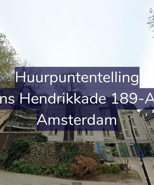 Foto gevel Huurpuntentelling voor Prins Hendrikkade 189-A13, Amsterdam