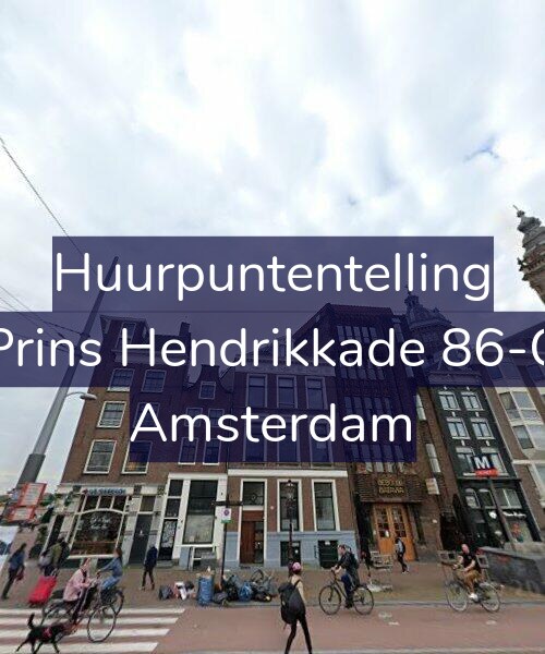 Foto gevel Huurpuntentelling voor Prins Hendrikkade 86-C, Amsterdam
