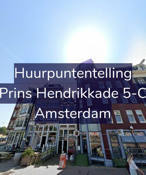 Foto gevel Huurpuntentelling voor Prins Hendrikkade 5-C, Amsterdam