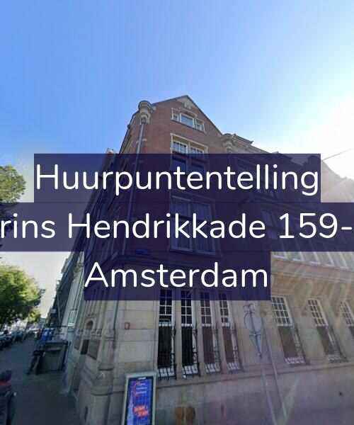 Foto gevel Huurpuntentelling voor Prins Hendrikkade 159-B, Amsterdam