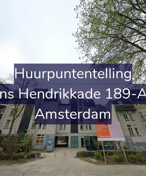 Foto gevel Huurpuntentelling voor Prins Hendrikkade 189-A28, Amsterdam