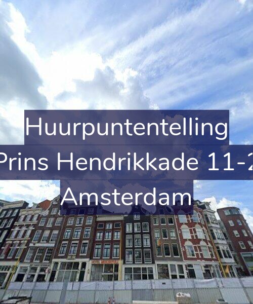 Foto gevel Huurpuntentelling voor Prins Hendrikkade 11-2, Amsterdam