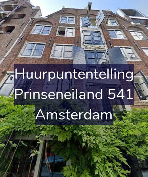 Foto gevel Huurpuntentelling voor Prinseneiland 541, Amsterdam