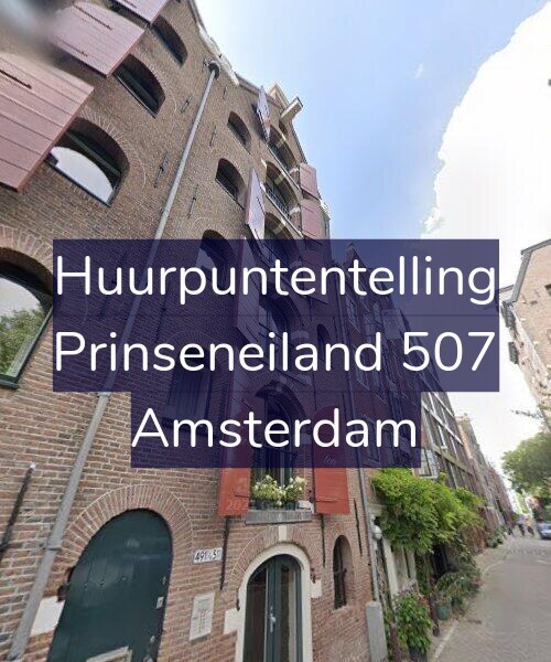Foto gevel Huurpuntentelling voor Prinseneiland 507, Amsterdam