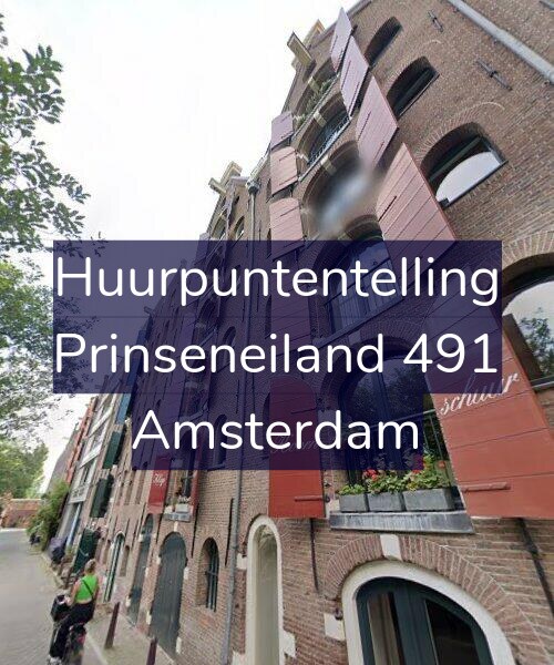 Foto gevel Huurpuntentelling voor Prinseneiland 491, Amsterdam