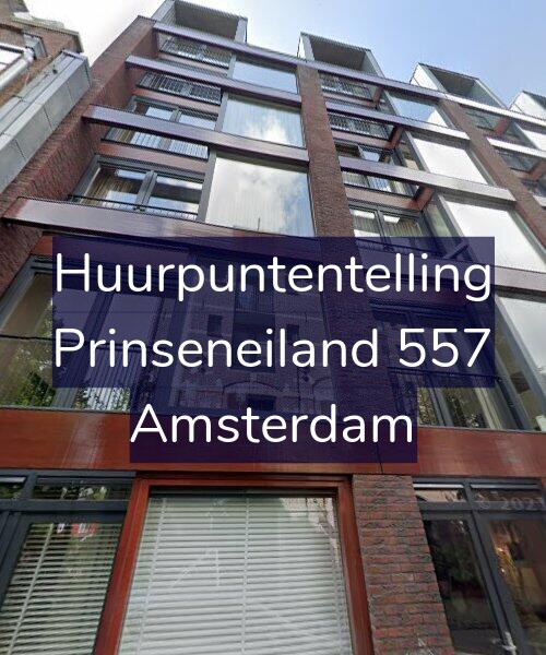 Foto gevel Huurpuntentelling voor Prinseneiland 557, Amsterdam