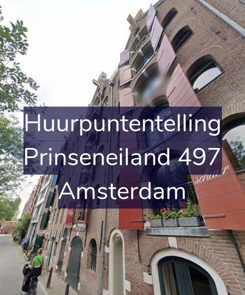 Foto gevel Huurpuntentelling voor Prinseneiland 497, Amsterdam