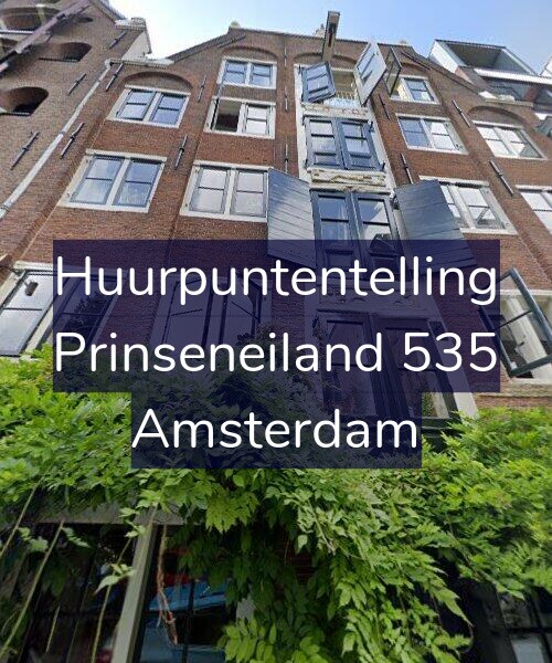 Foto gevel Huurpuntentelling voor Prinseneiland 535, Amsterdam