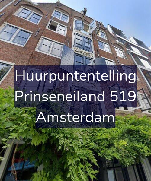 Foto gevel Huurpuntentelling voor Prinseneiland 519, Amsterdam