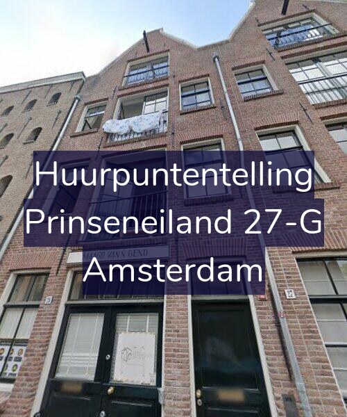 Foto gevel Huurpuntentelling voor Prinseneiland 27-G, Amsterdam