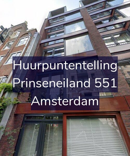 Foto gevel Huurpuntentelling voor Prinseneiland 551, Amsterdam