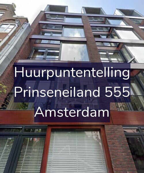Foto gevel Huurpuntentelling voor Prinseneiland 555, Amsterdam