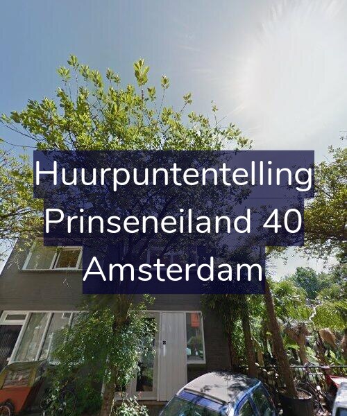 Foto gevel Huurpuntentelling voor Prinseneiland 40, Amsterdam