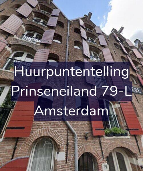 Foto gevel Huurpuntentelling voor Prinseneiland 79-L, Amsterdam