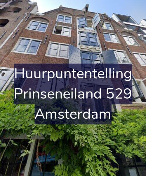 Foto gevel Huurpuntentelling voor Prinseneiland 529, Amsterdam