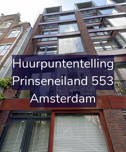 Foto gevel Huurpuntentelling voor Prinseneiland 553, Amsterdam