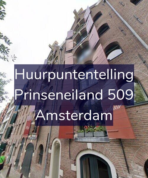 Foto gevel Huurpuntentelling voor Prinseneiland 509, Amsterdam