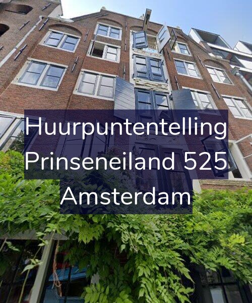 Foto gevel Huurpuntentelling voor Prinseneiland 525, Amsterdam