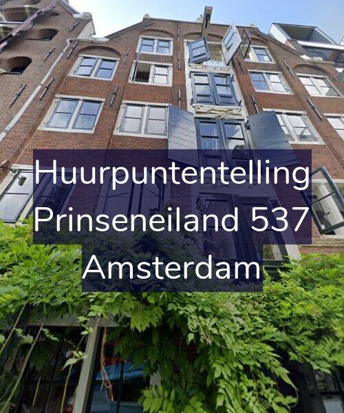 Foto gevel Huurpuntentelling voor Prinseneiland 537, Amsterdam