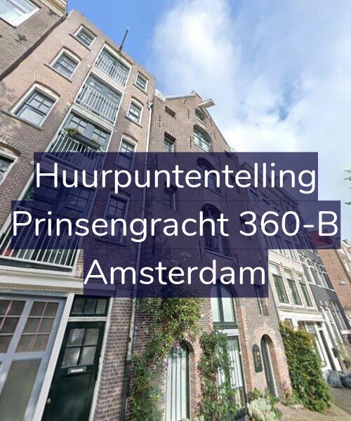 Foto gevel Huurpuntentelling voor Prinsengracht 360-B, Amsterdam
