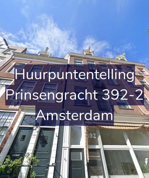 Foto gevel Huurpuntentelling voor Prinsengracht 392-2, Amsterdam