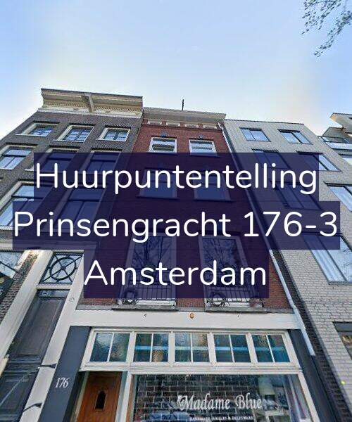 Foto gevel Huurpuntentelling voor Prinsengracht 176-3, Amsterdam