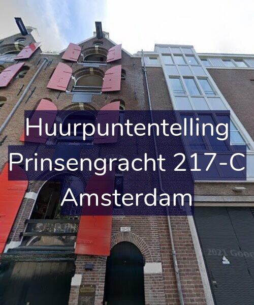 Foto gevel Huurpuntentelling voor Prinsengracht 217-C, Amsterdam